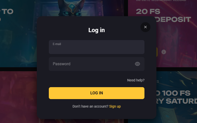 Amonbet login online